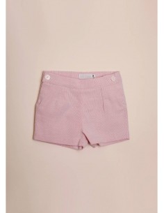 Pantalón corto bebe rosa...