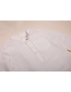 Camisa de lino blanco roto... 2